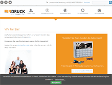 Tablet Screenshot of ein-druck.net